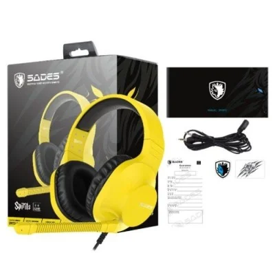 Sades Spirits SA721 Gaming Headset - Yellow